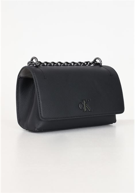 Black Minimal Monogram EW shoulder bag for women CALVIN KLEIN | K60K6122330GR